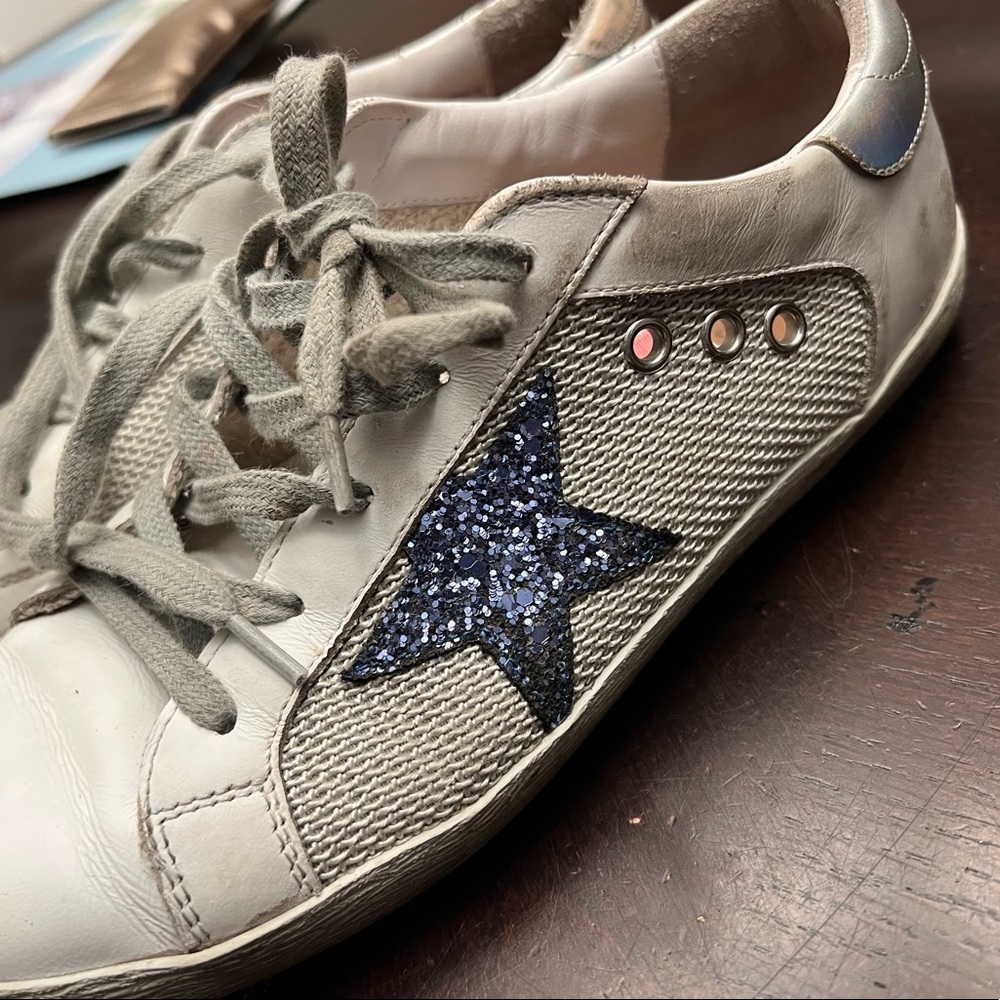 Golden goose kids sneakers mint size 7.5 39EU big kids
